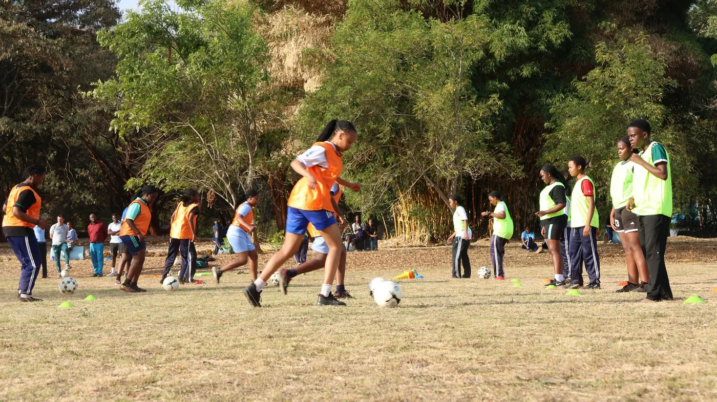 Structured football training
